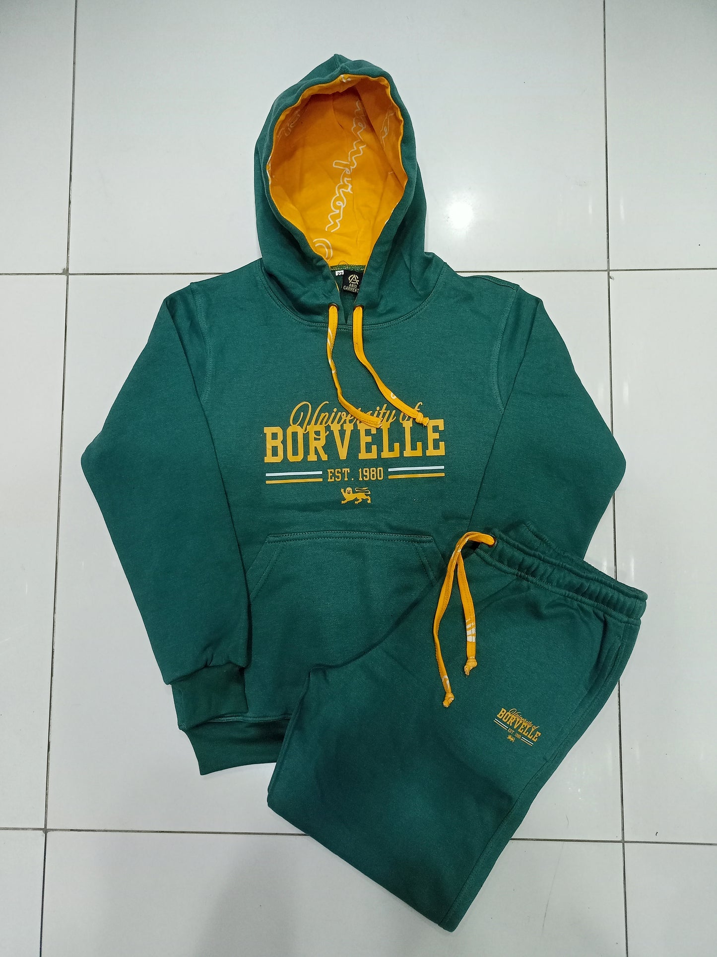 "Green Borvelle" Fleece Hoodie Suits