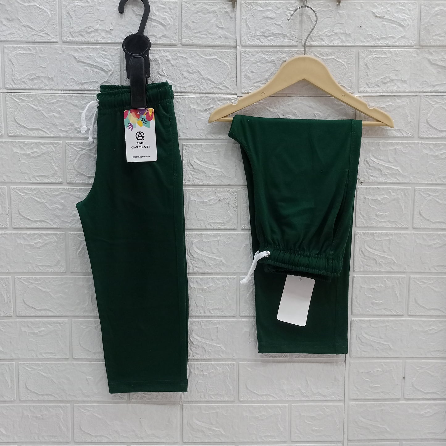 Bottle Green- Basic Trousers