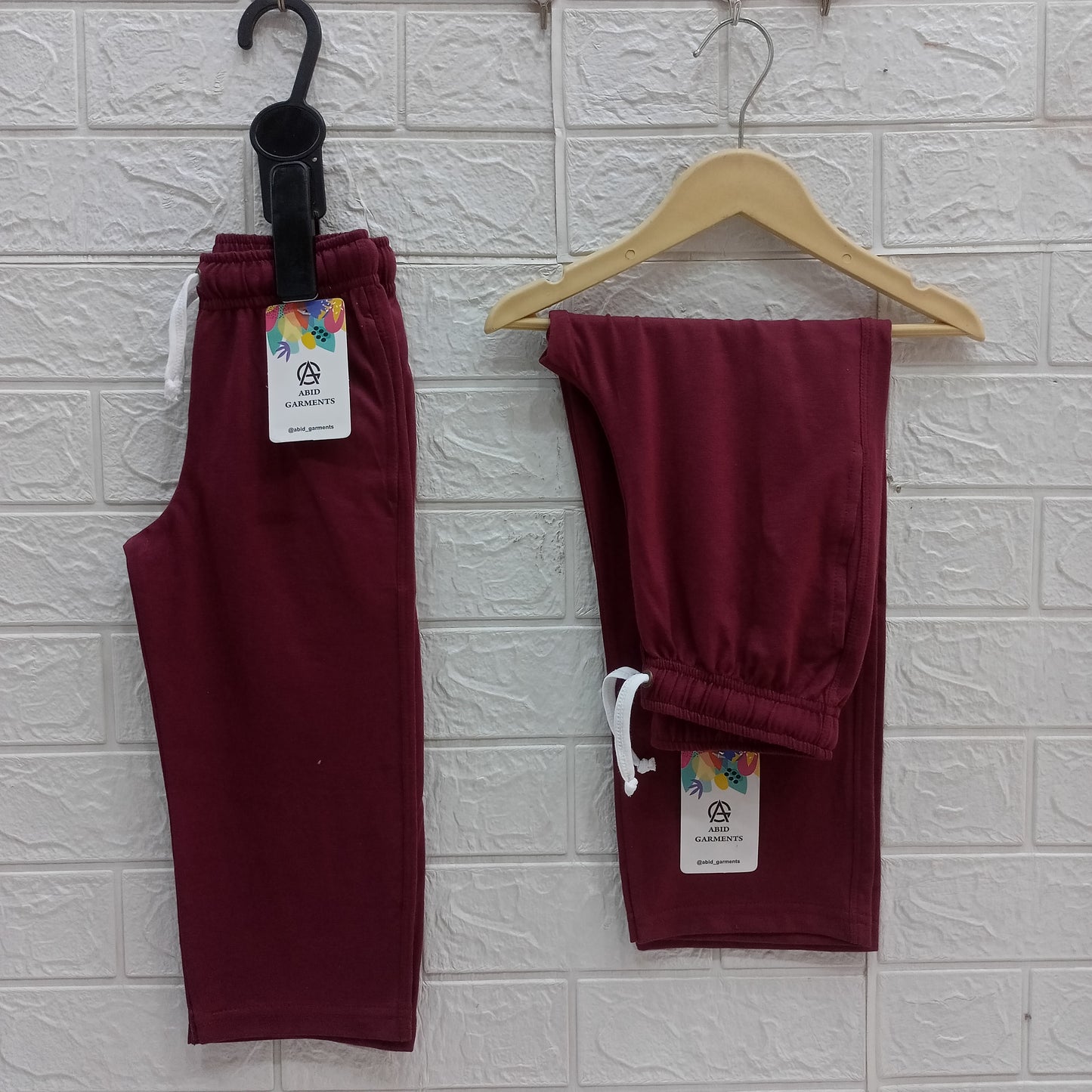 Maroon- Basic Trousers