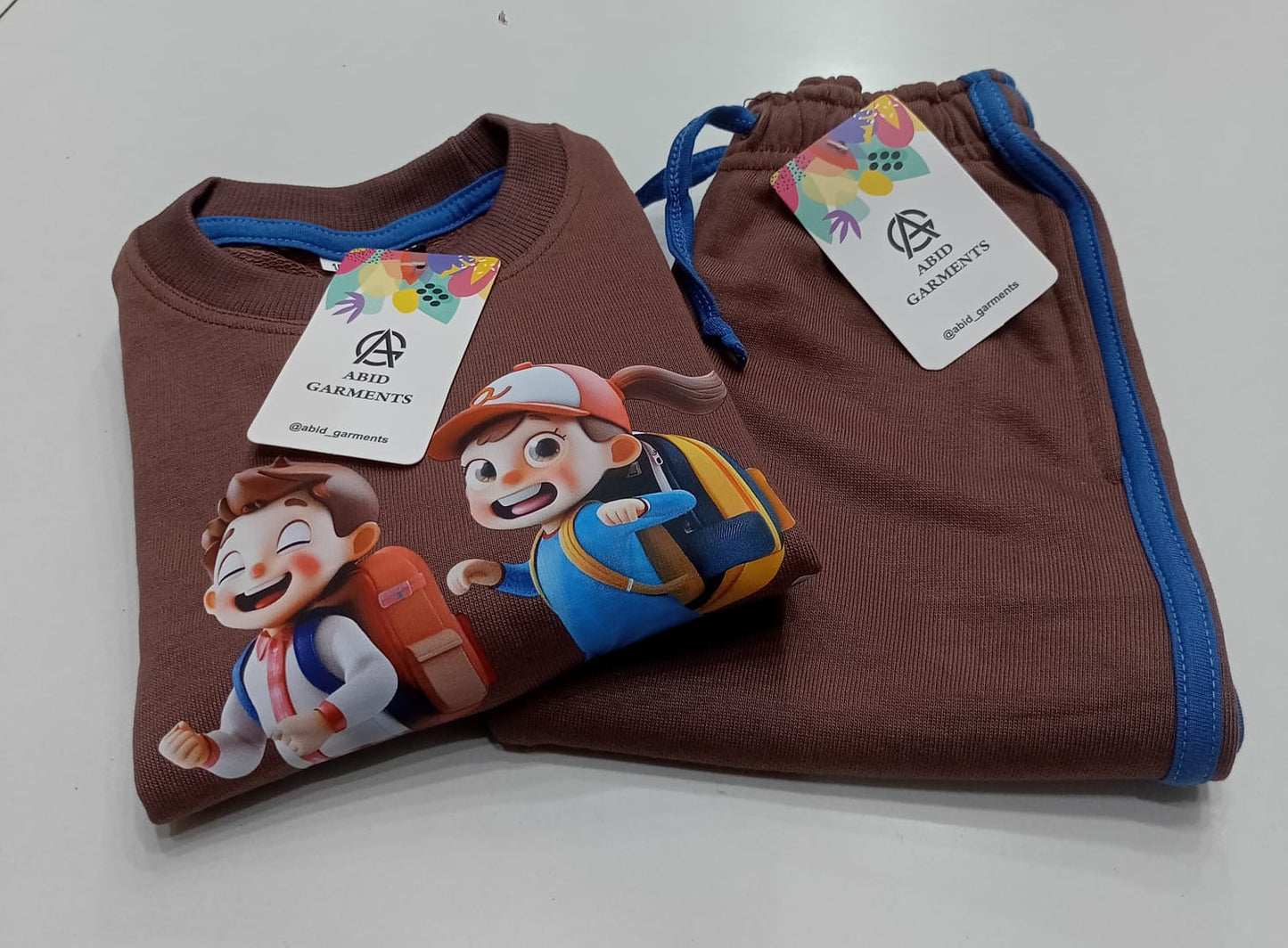 Minimie-Terry Cotton Tracksuits