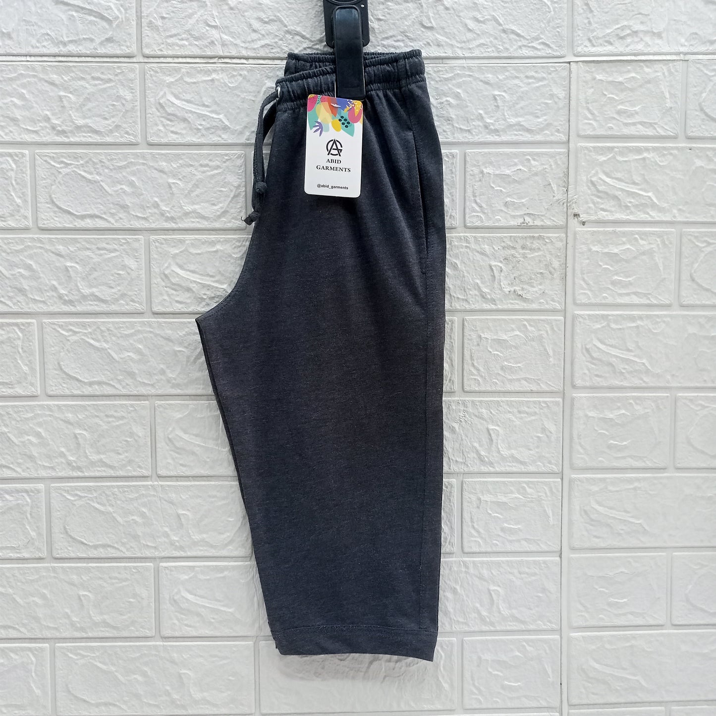 Charcoal- Basic Three Quarters