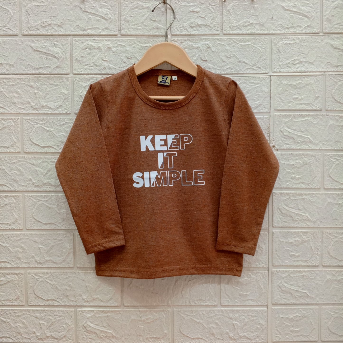 Keep it Simple-Basic Full Sleeves Tees