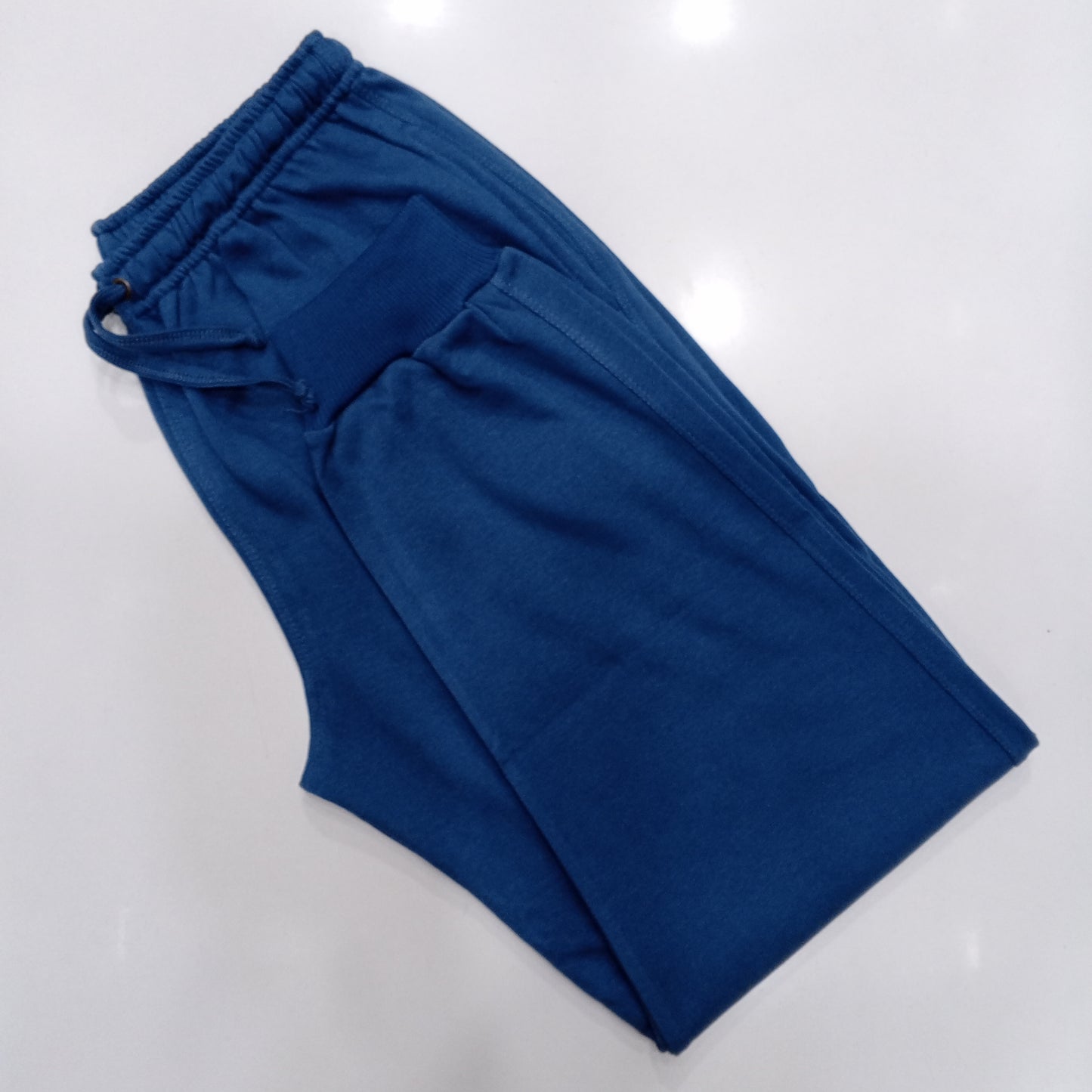 Blue -Basic Terry Cotton Trousers