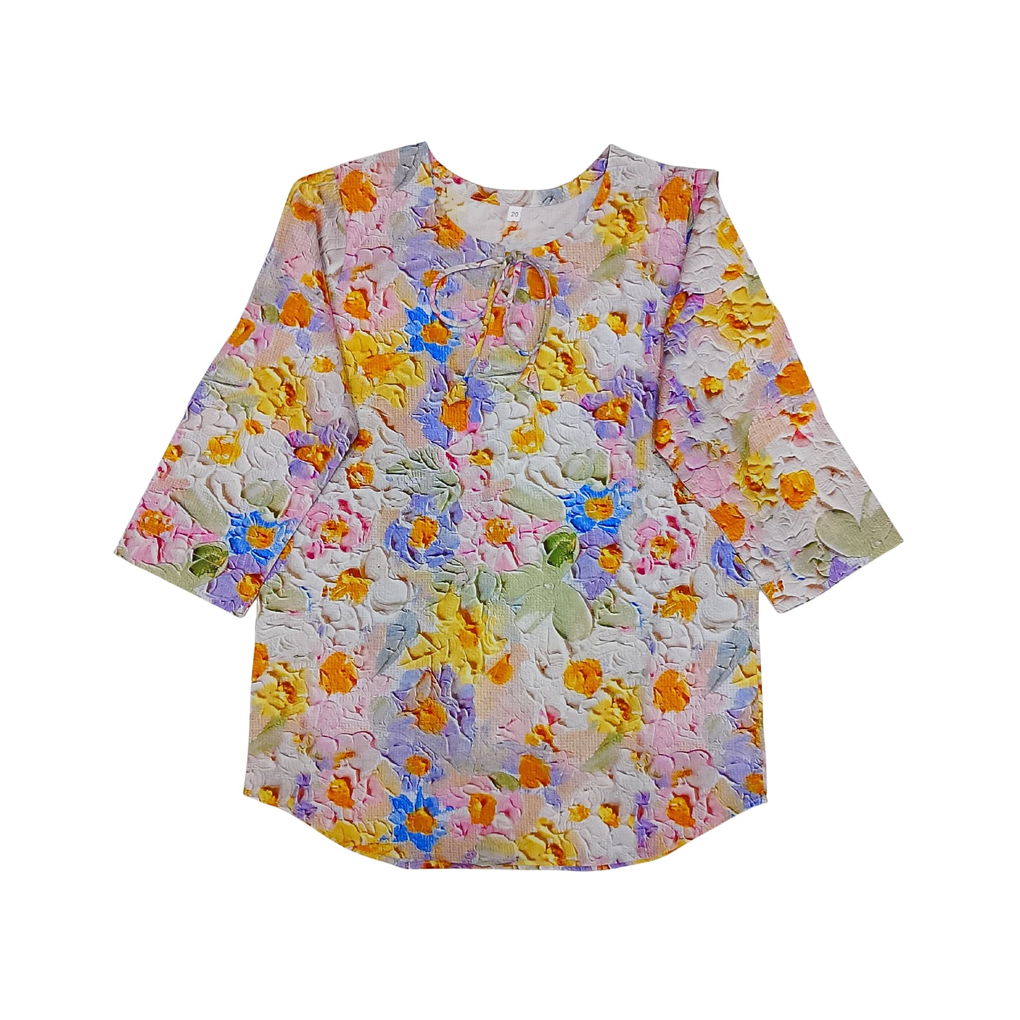Multi Colored Apple Cut Top
