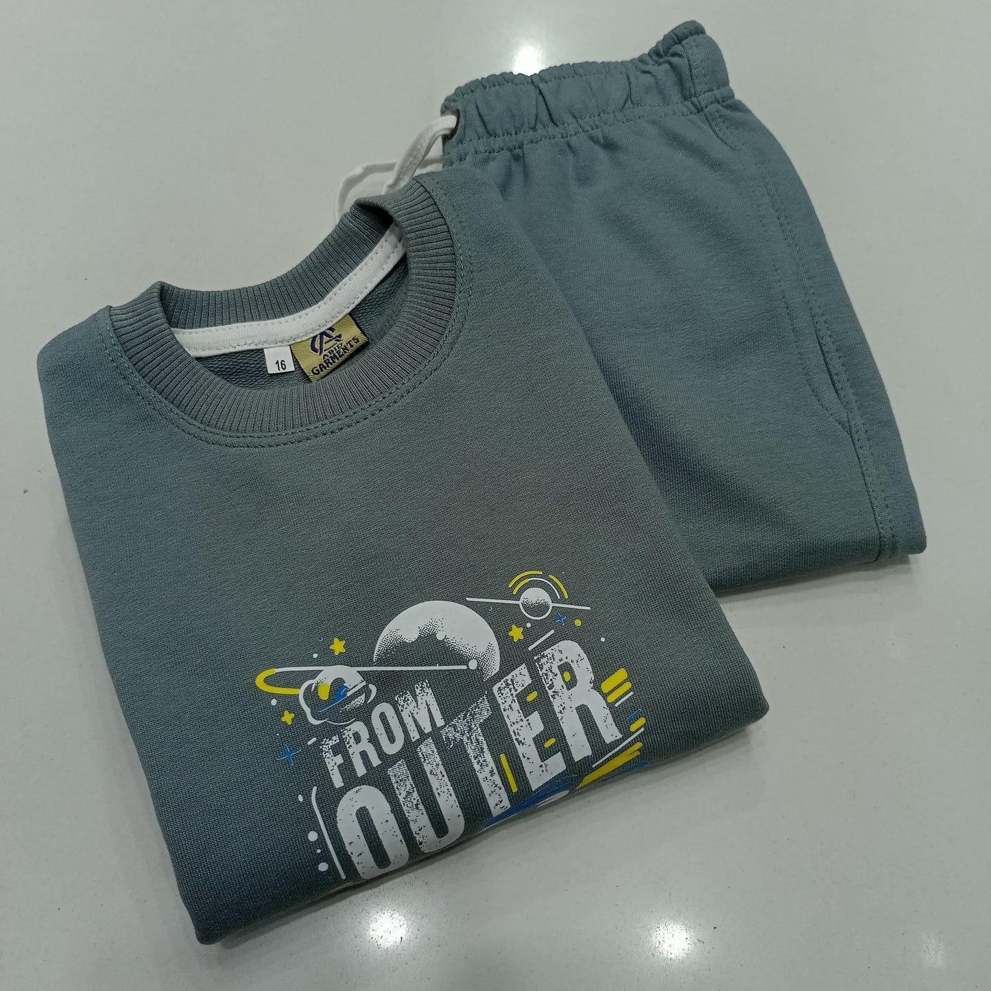 Outer Space-Terry Cotton Tracksuits