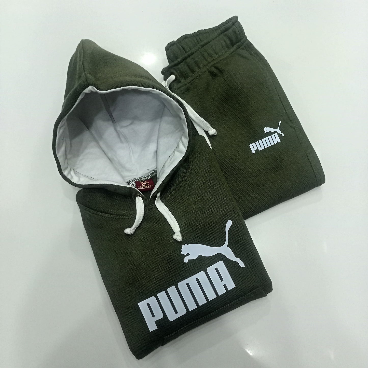 Commondo Green Hoodies Tracksuits