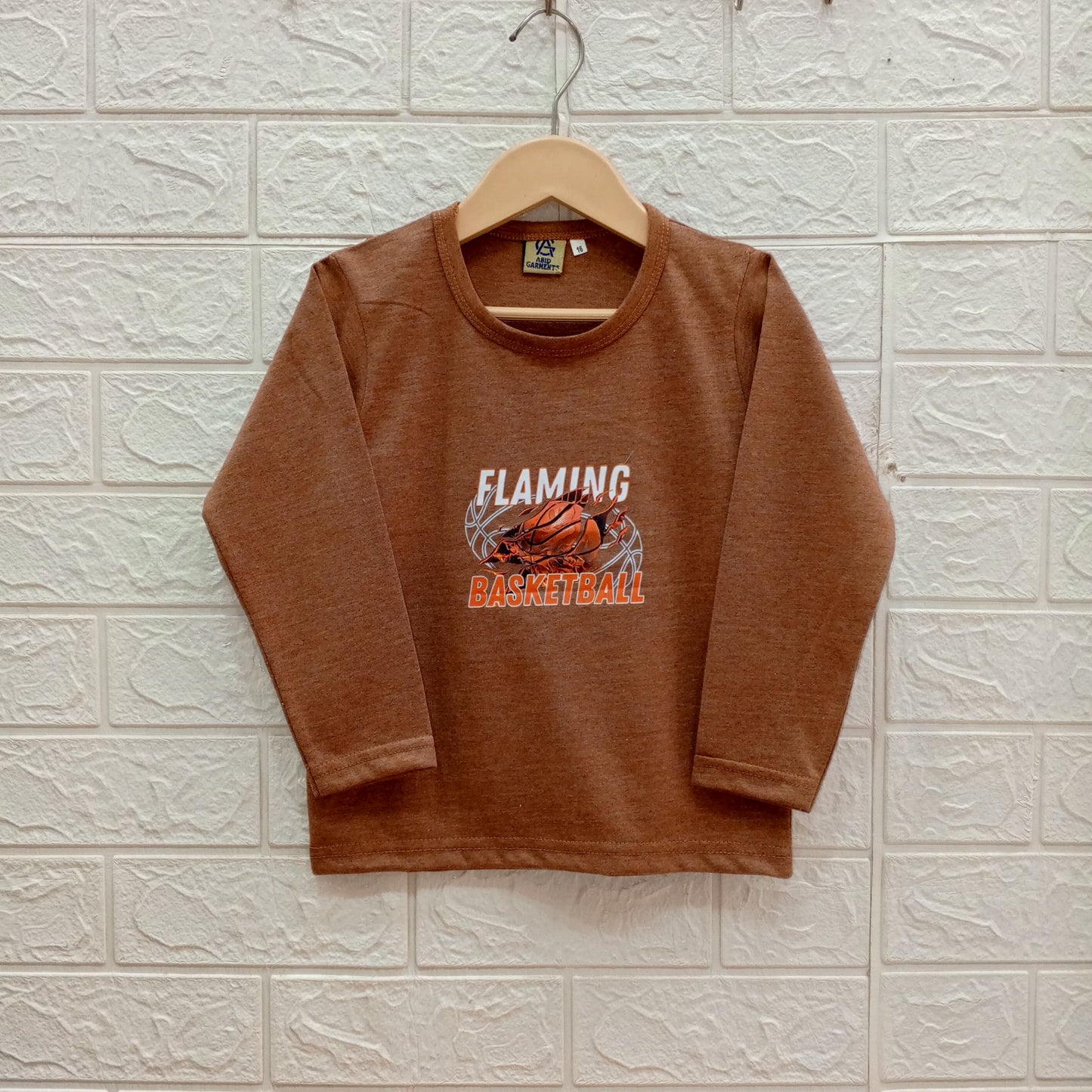 Flaming-Basic Full Sleeves Tees