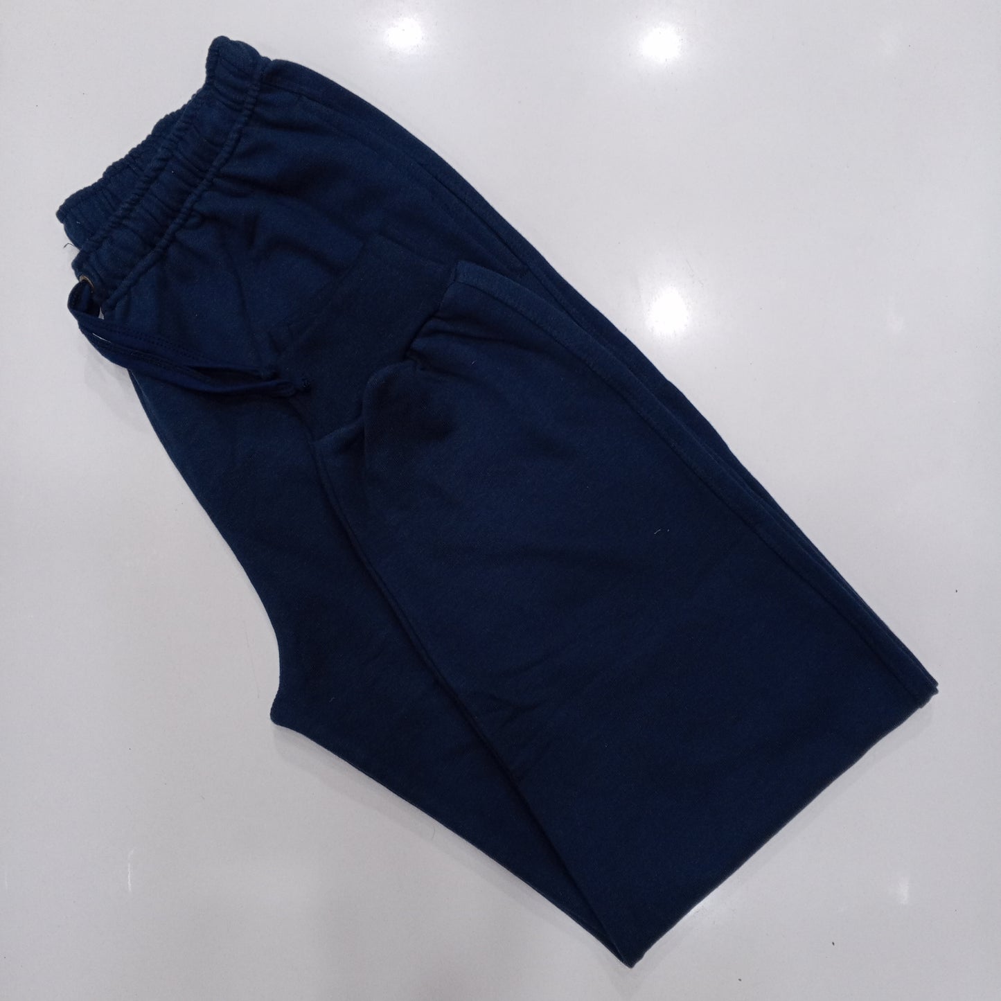 Navy -Basic Terry Cotton Trousers