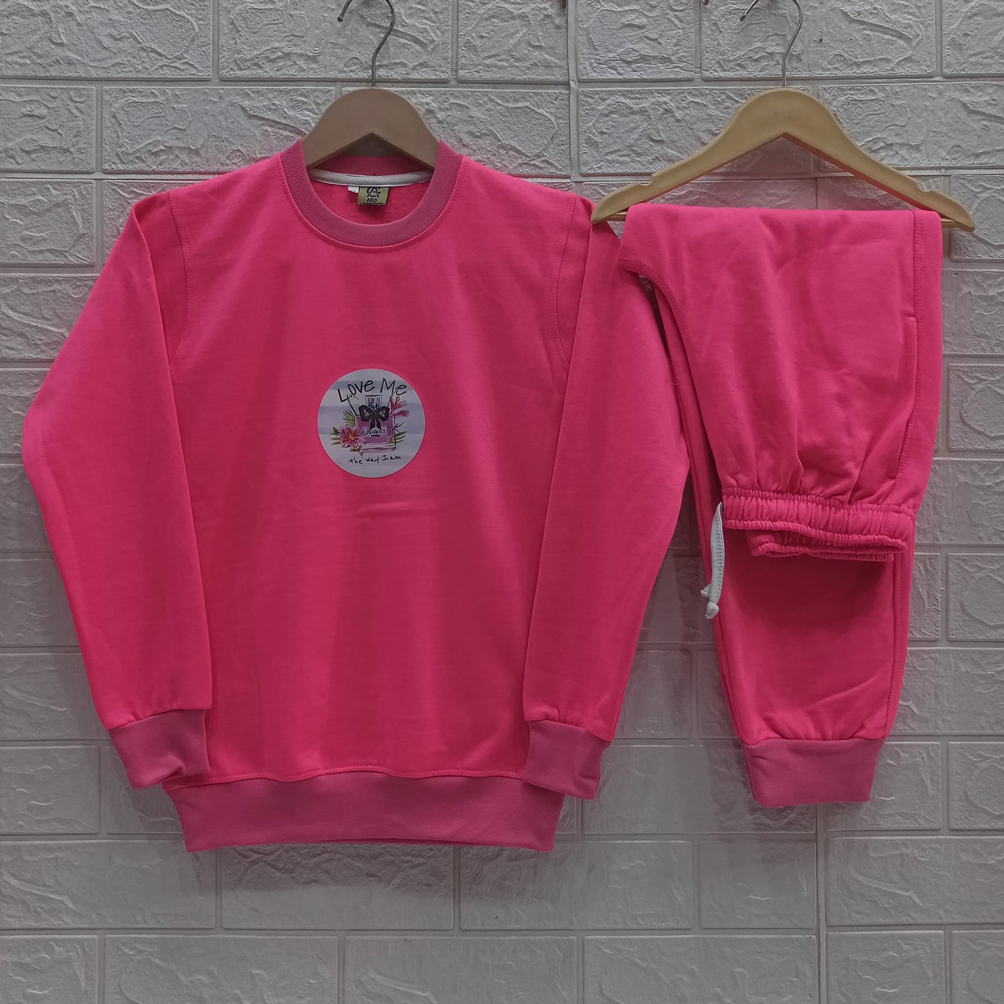 Fushia Fleece Tracksuits