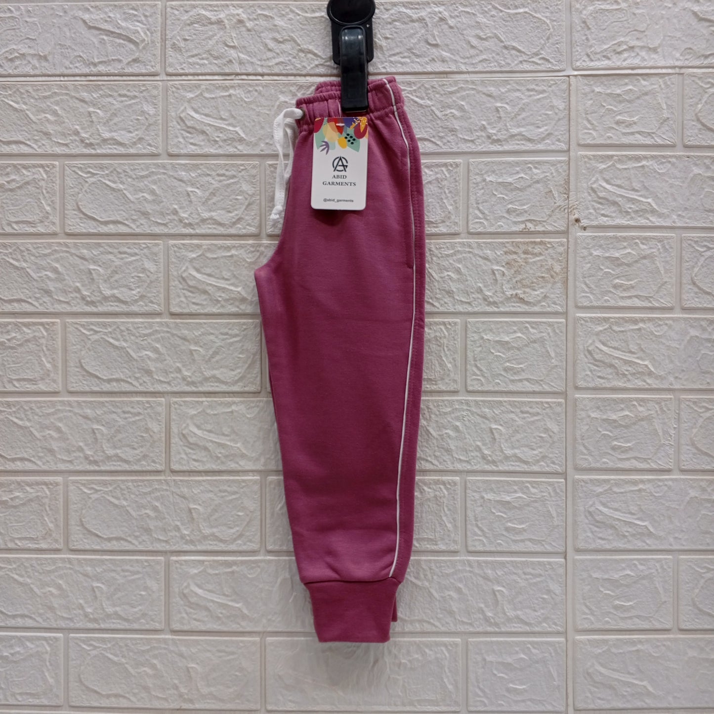 Majenta -Basic Terry Cotton Trousers
