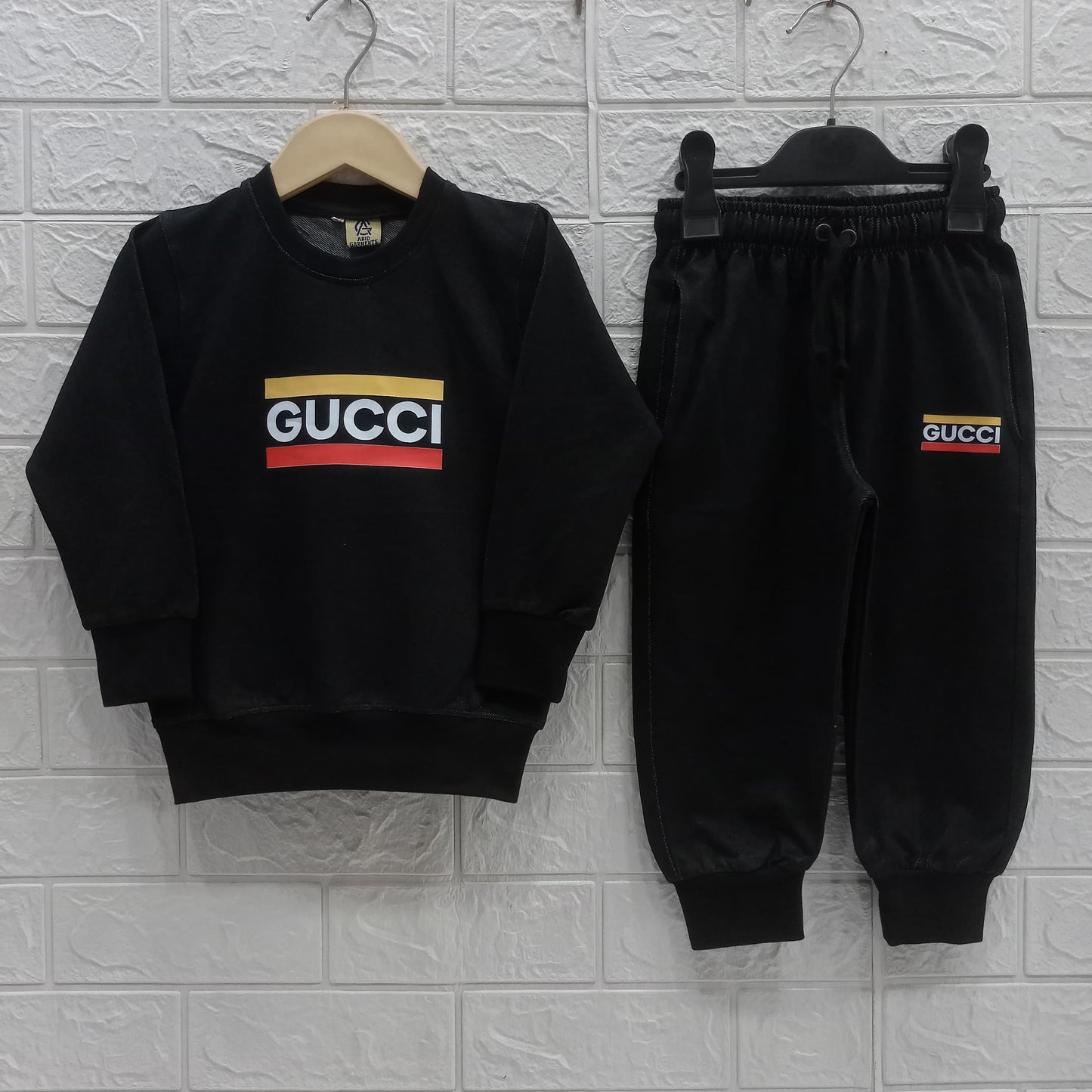 Black Lycra Denim Tracksuits