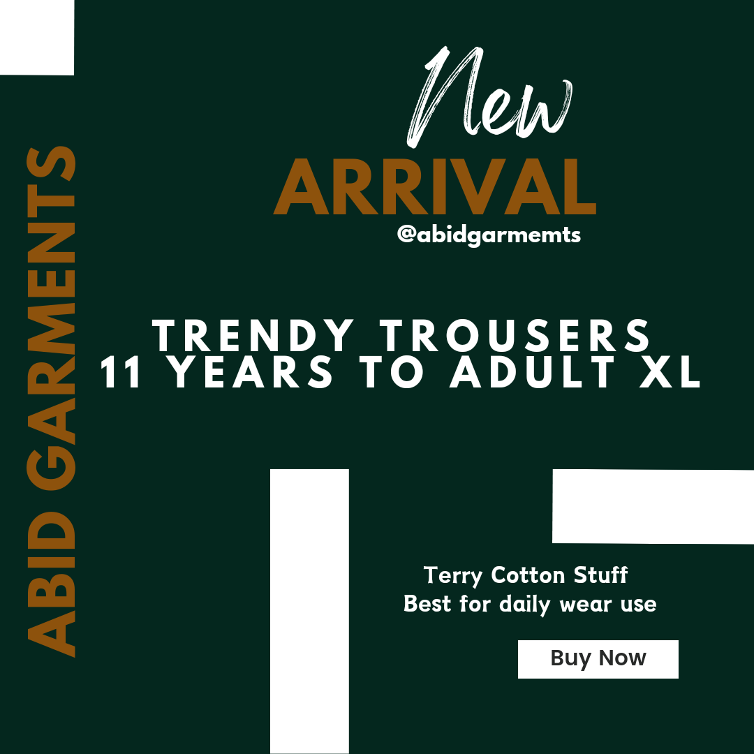 Adult Trousers (11 years to Adult XL)