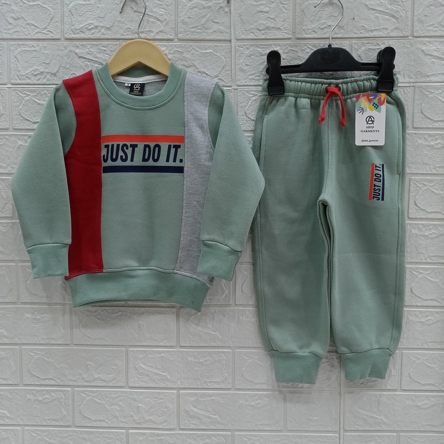 "JUST DO IT" Fleece Tracksuits