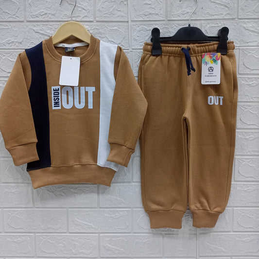 "INSIDE OUT" Fleece Tracksuits