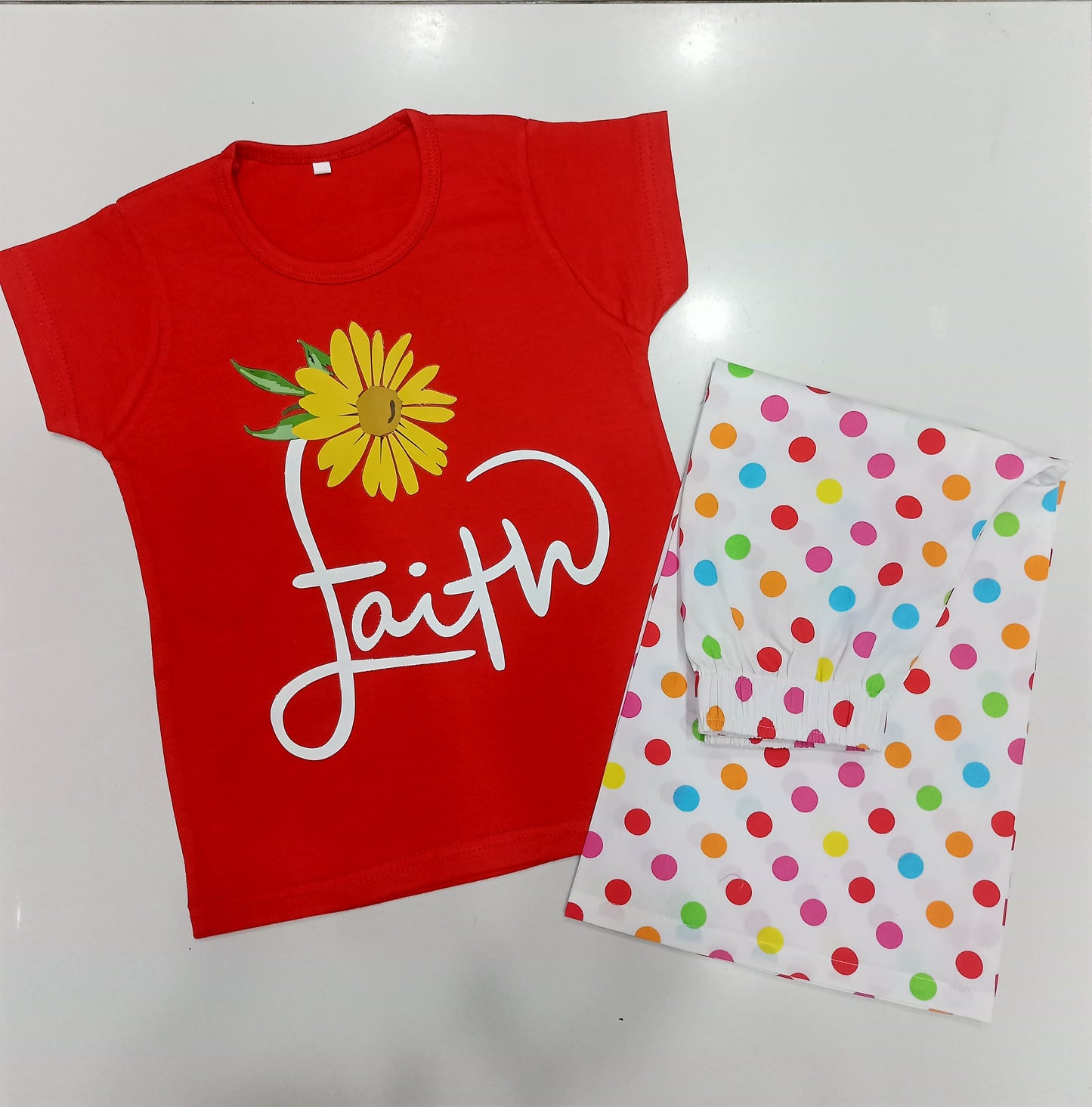 Red Faith Polka Dot Dress