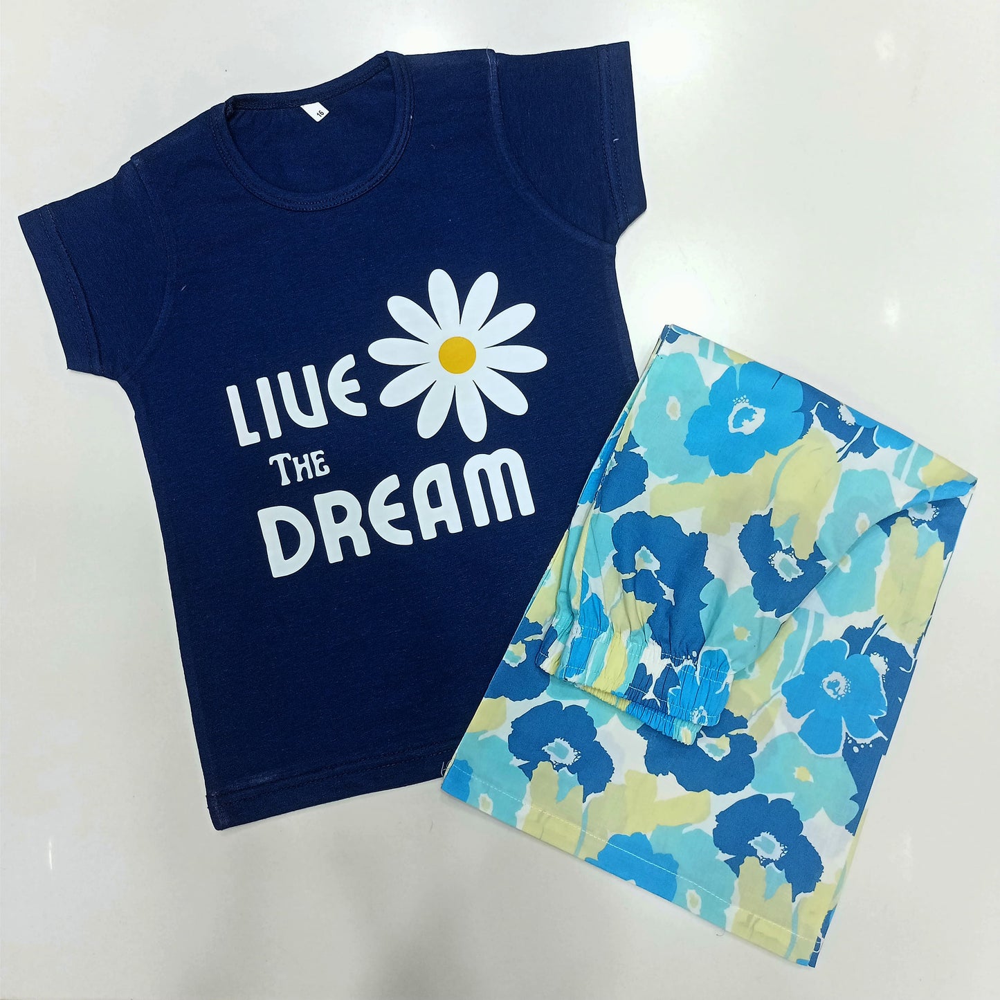 Dream Floral Navy Blue Dress