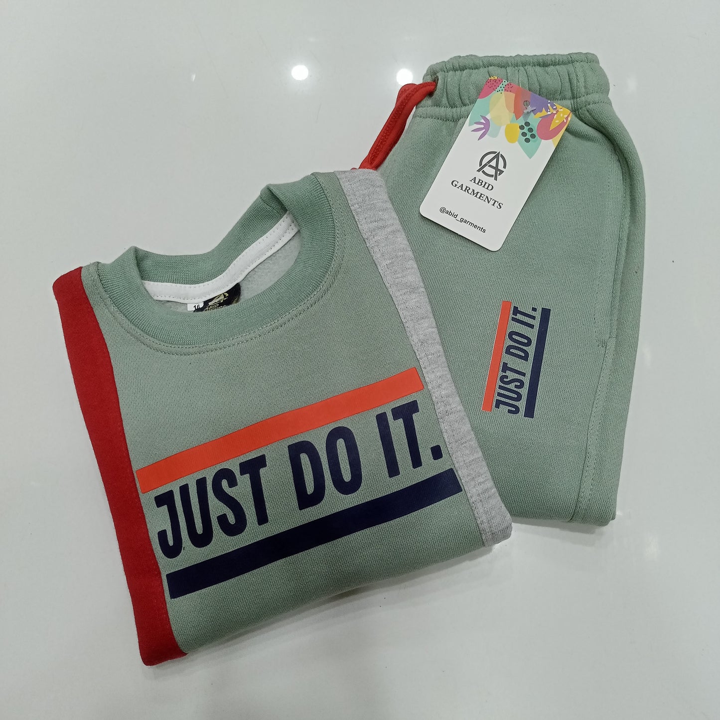 "JUST DO IT" Fleece Tracksuits