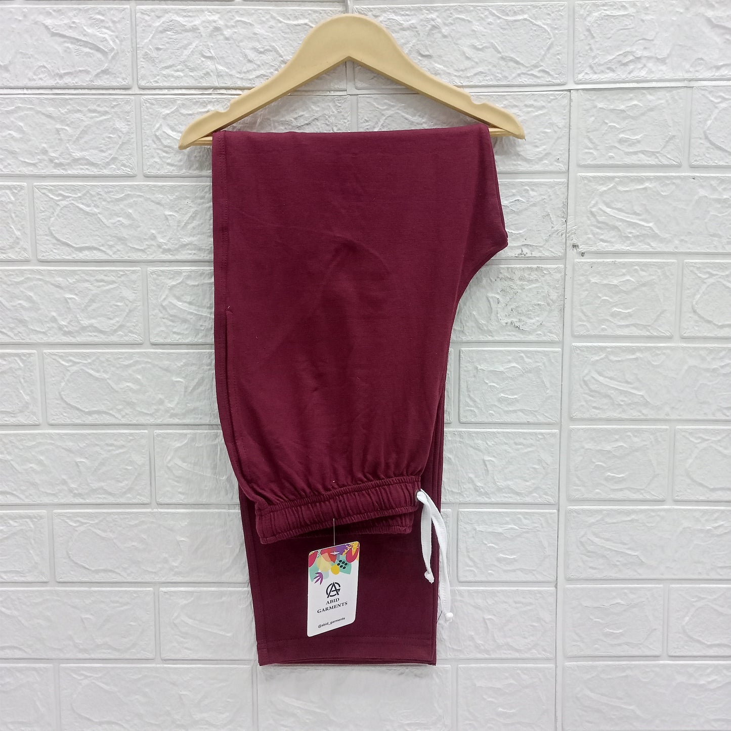 Maroon Basic Trouser