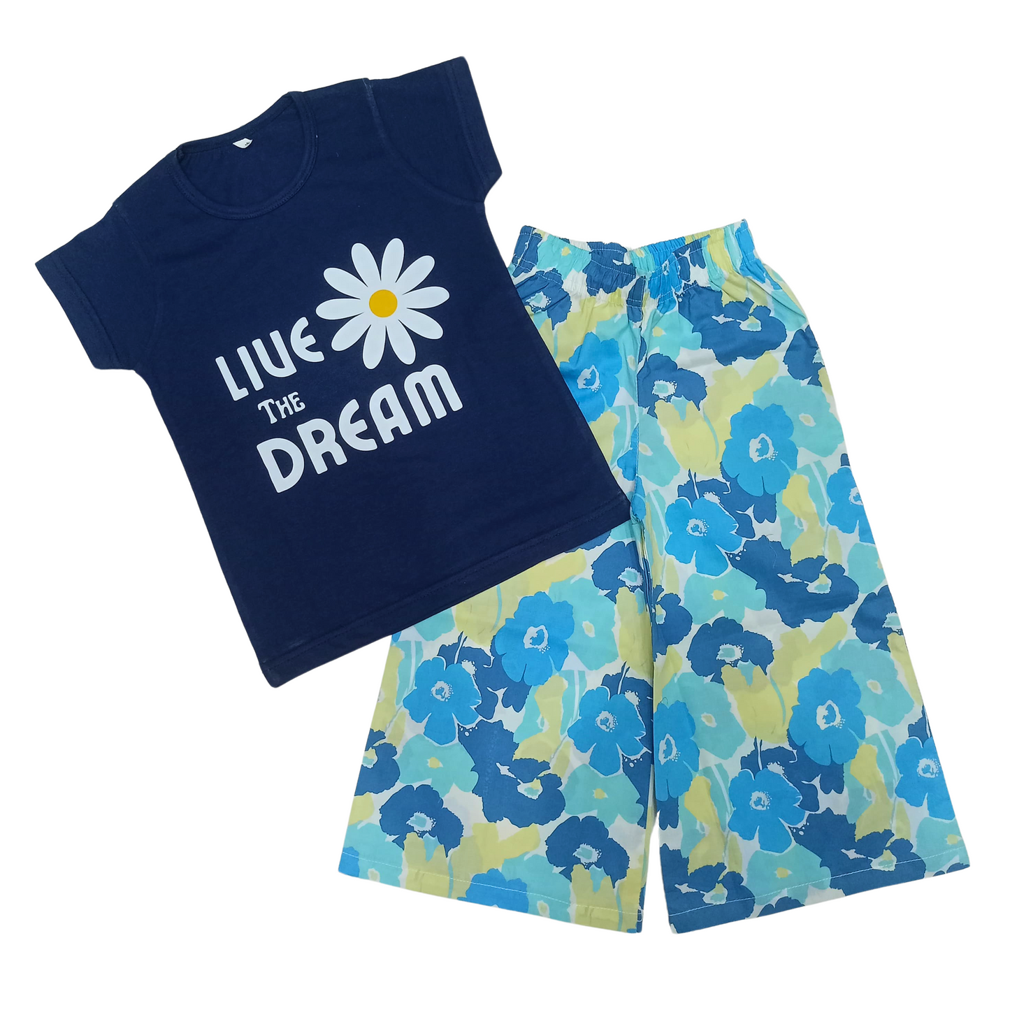 Dream Floral Navy Blue Dress