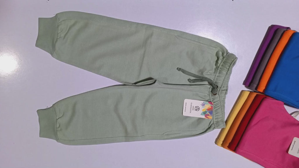 Baby Pink- Terry Cotton Trousers