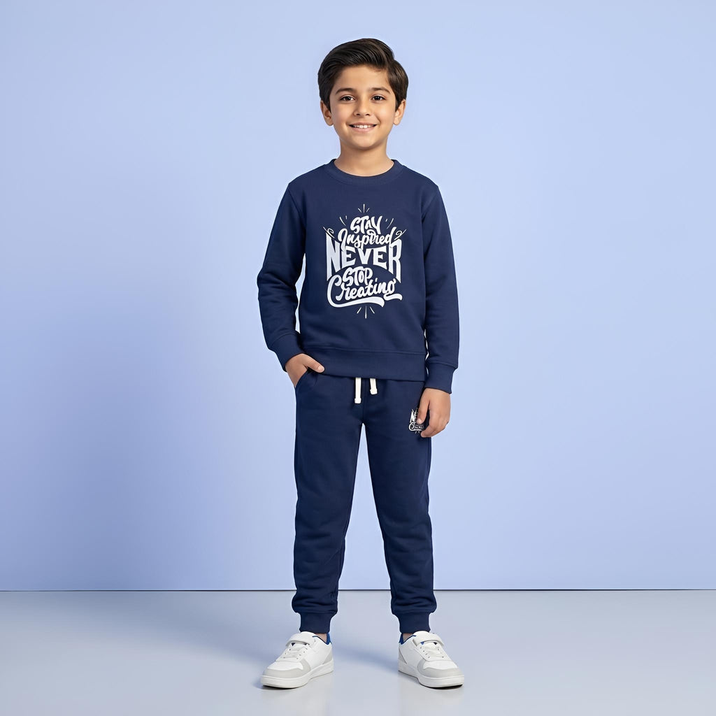 Navy-Terry Tracksuits