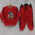 Red-Terry Cotton Tracksuits
