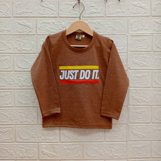 Just Do It-Basic Full Sleeves Tees
