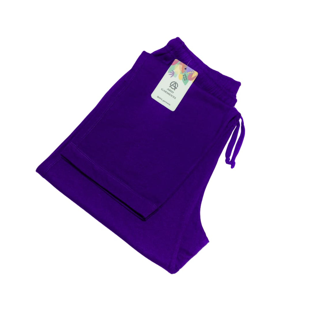Purple-Basic Trousers