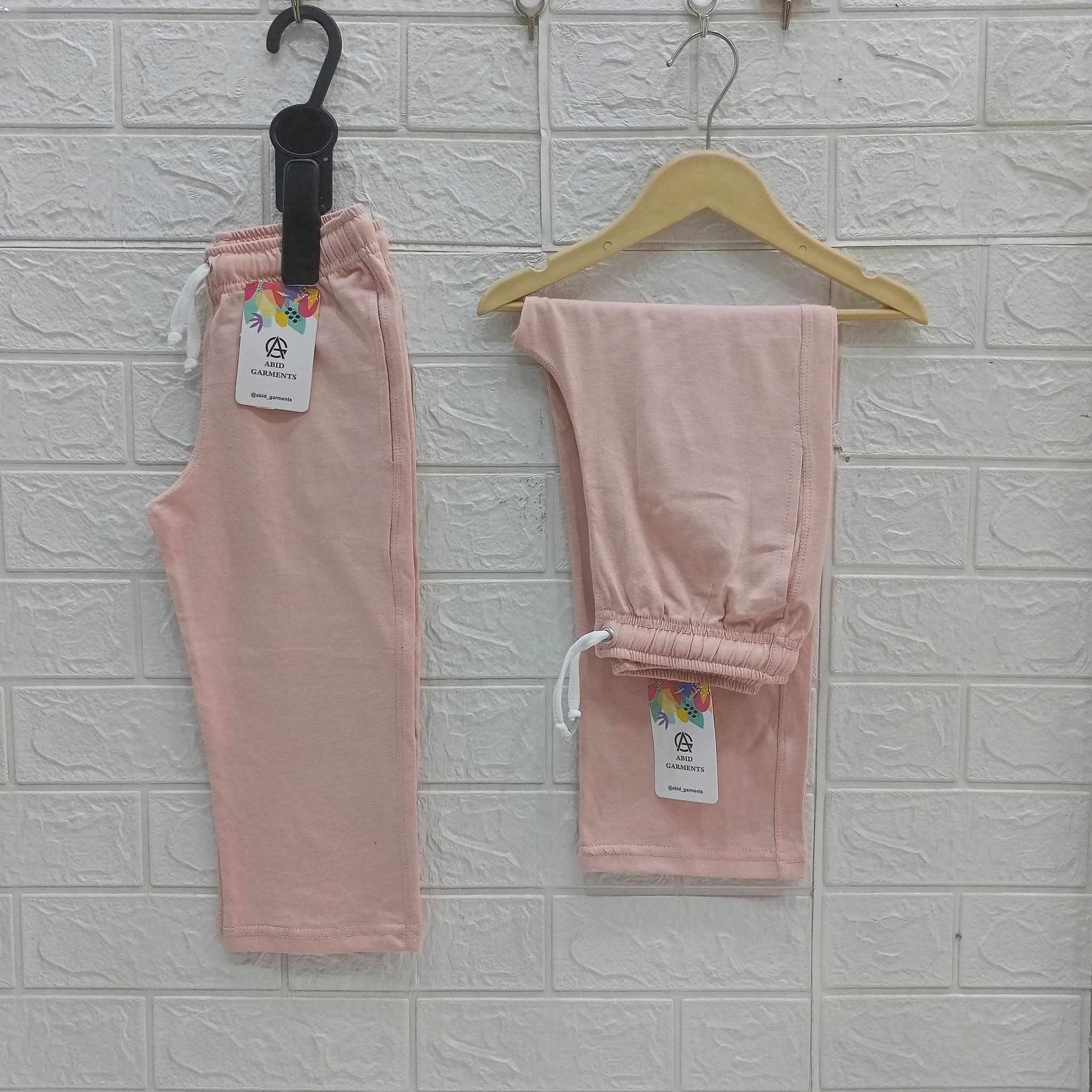 Baby Pink-Soft Cotton Trousers