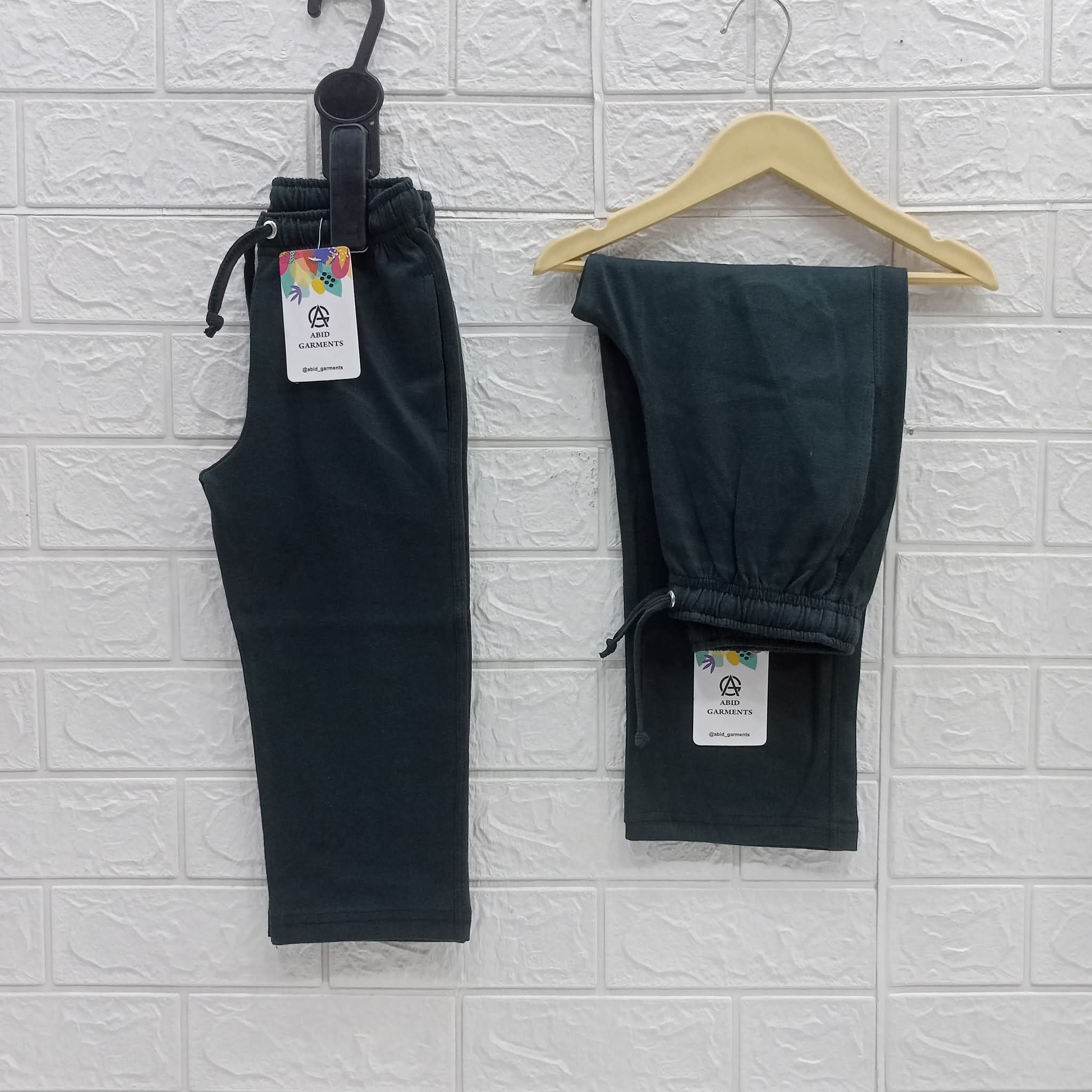 Dark Grey-Soft Cotton Trousers