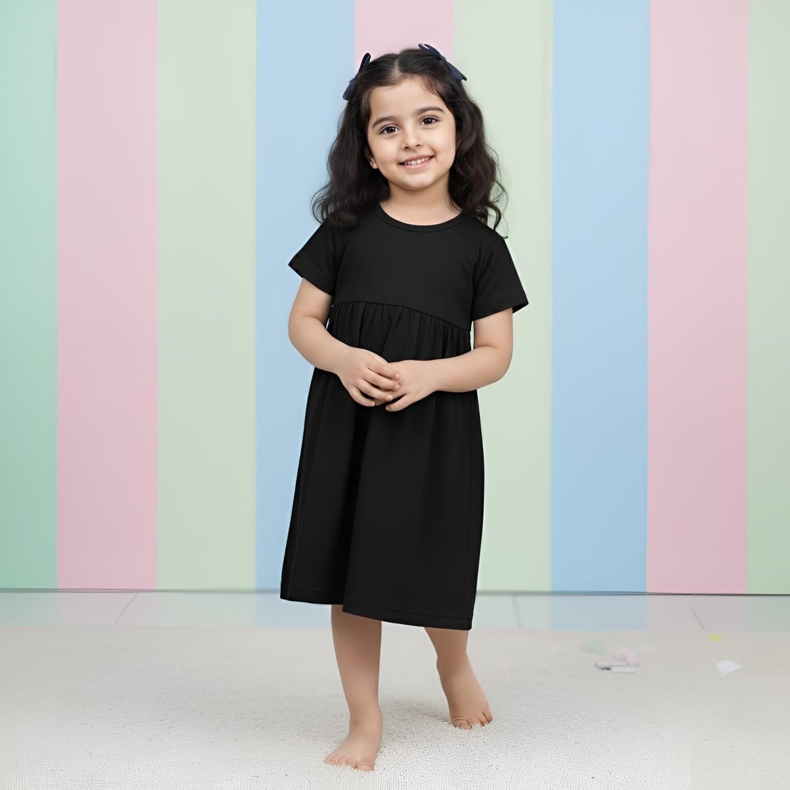 Black Green Frocks