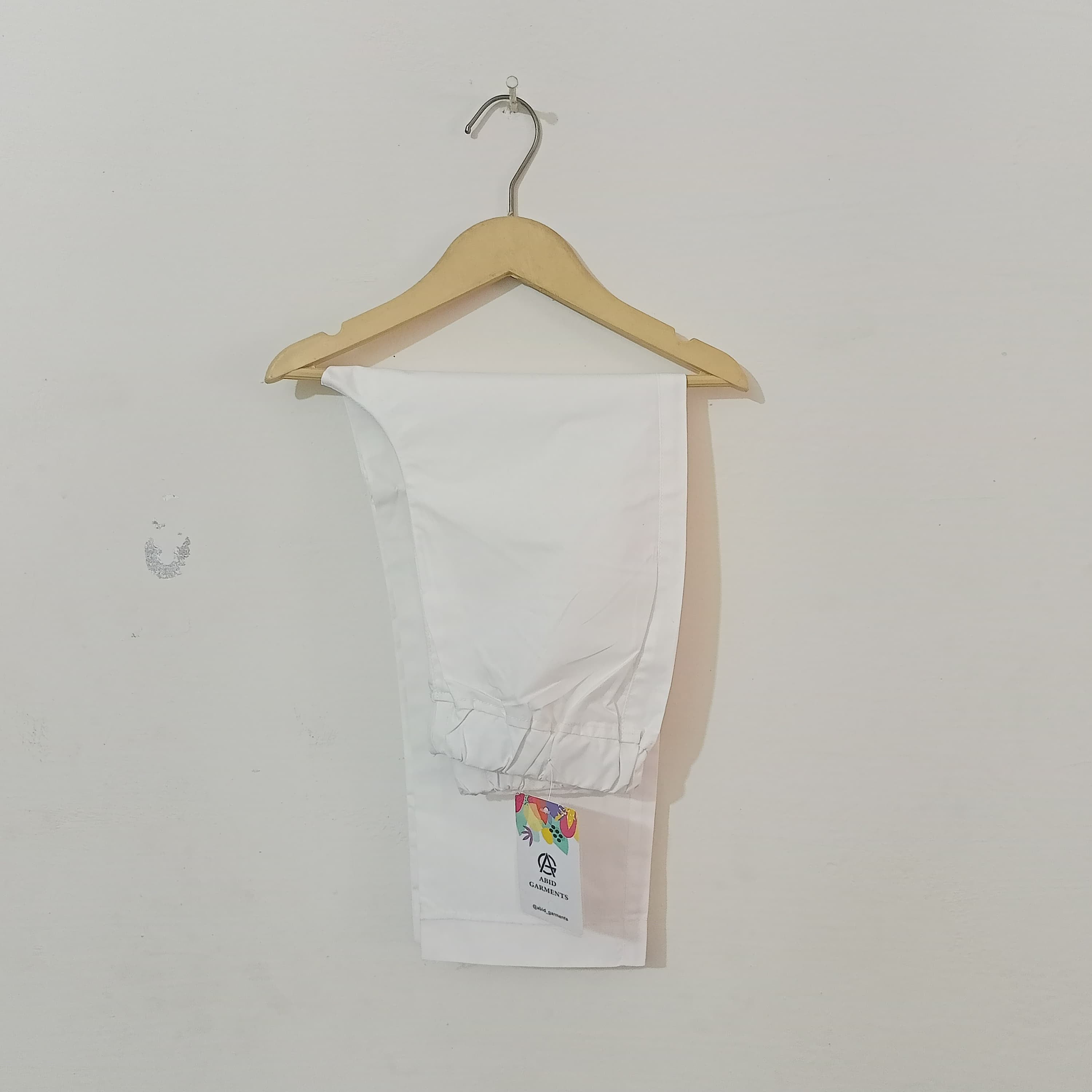 White-Bareeze Cotton Trousers