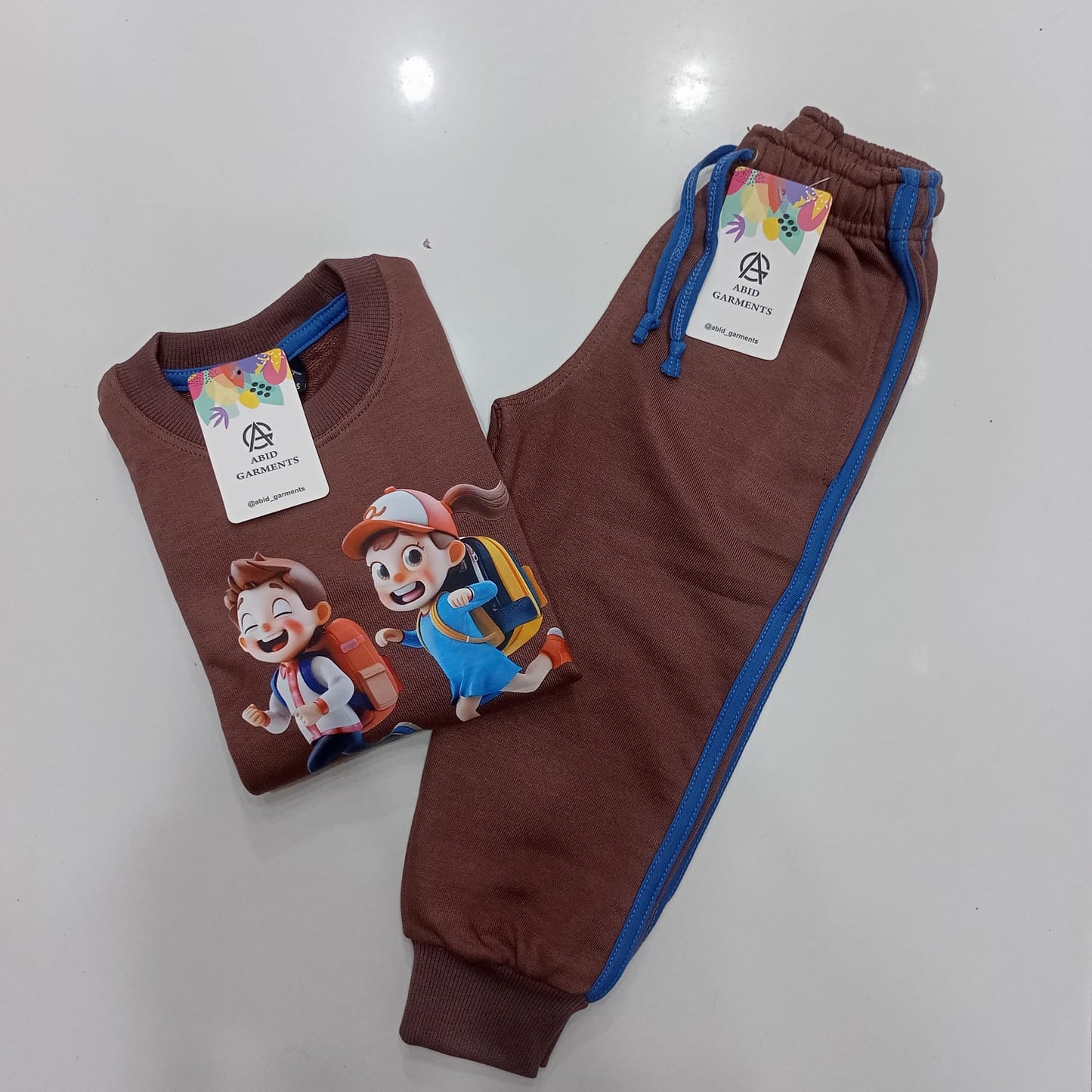 Minimie-Terry Cotton Tracksuits