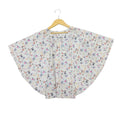 White Printed Butterfly Soft Cotton Tops