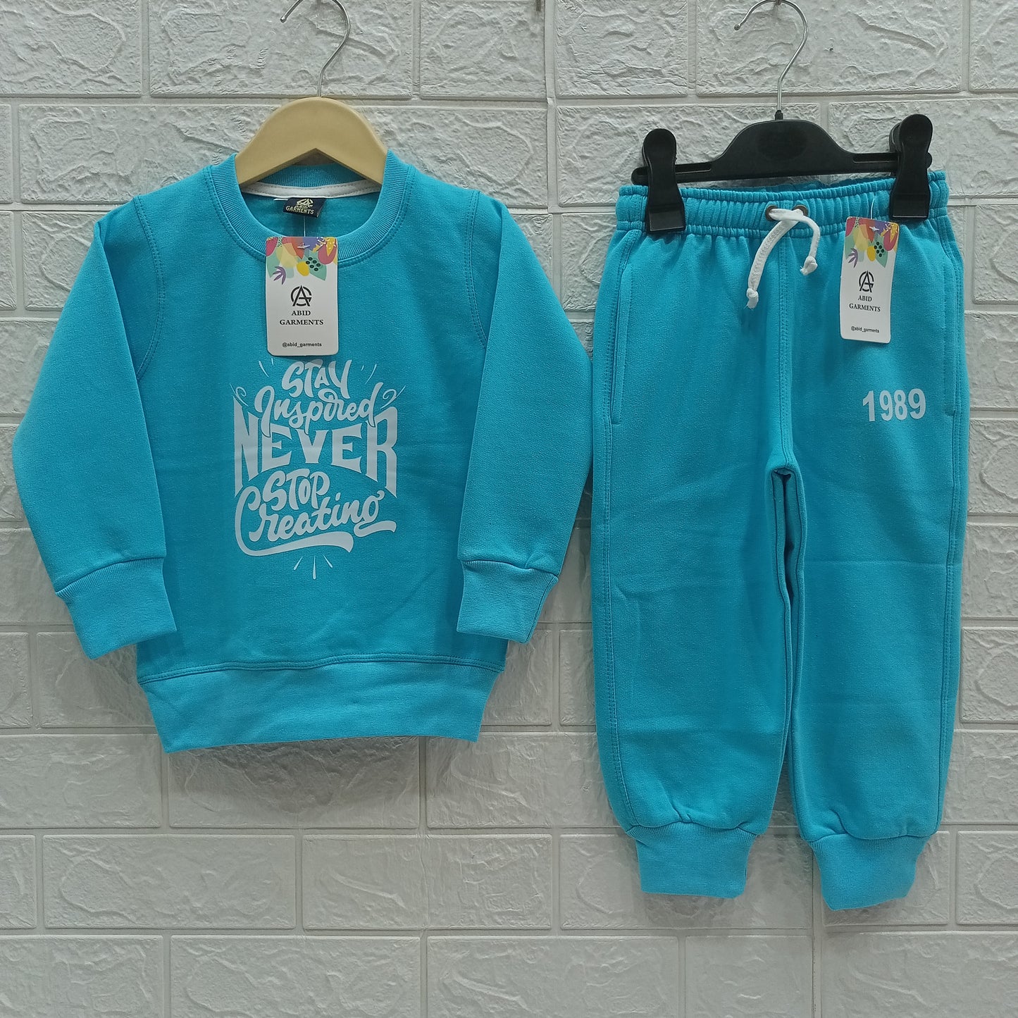 "NEVER STOP..." Fleece Tracksuits