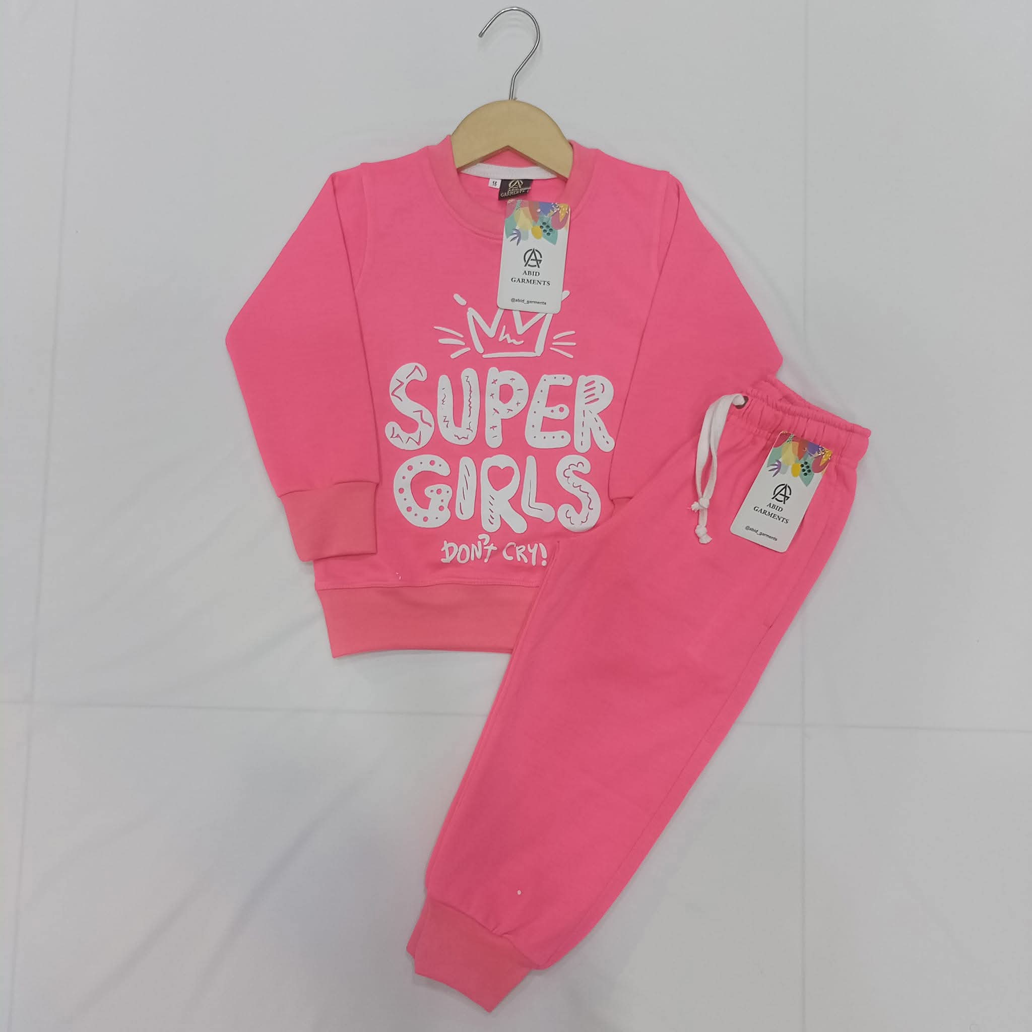 Super Girl-Fleece Tracksuits
