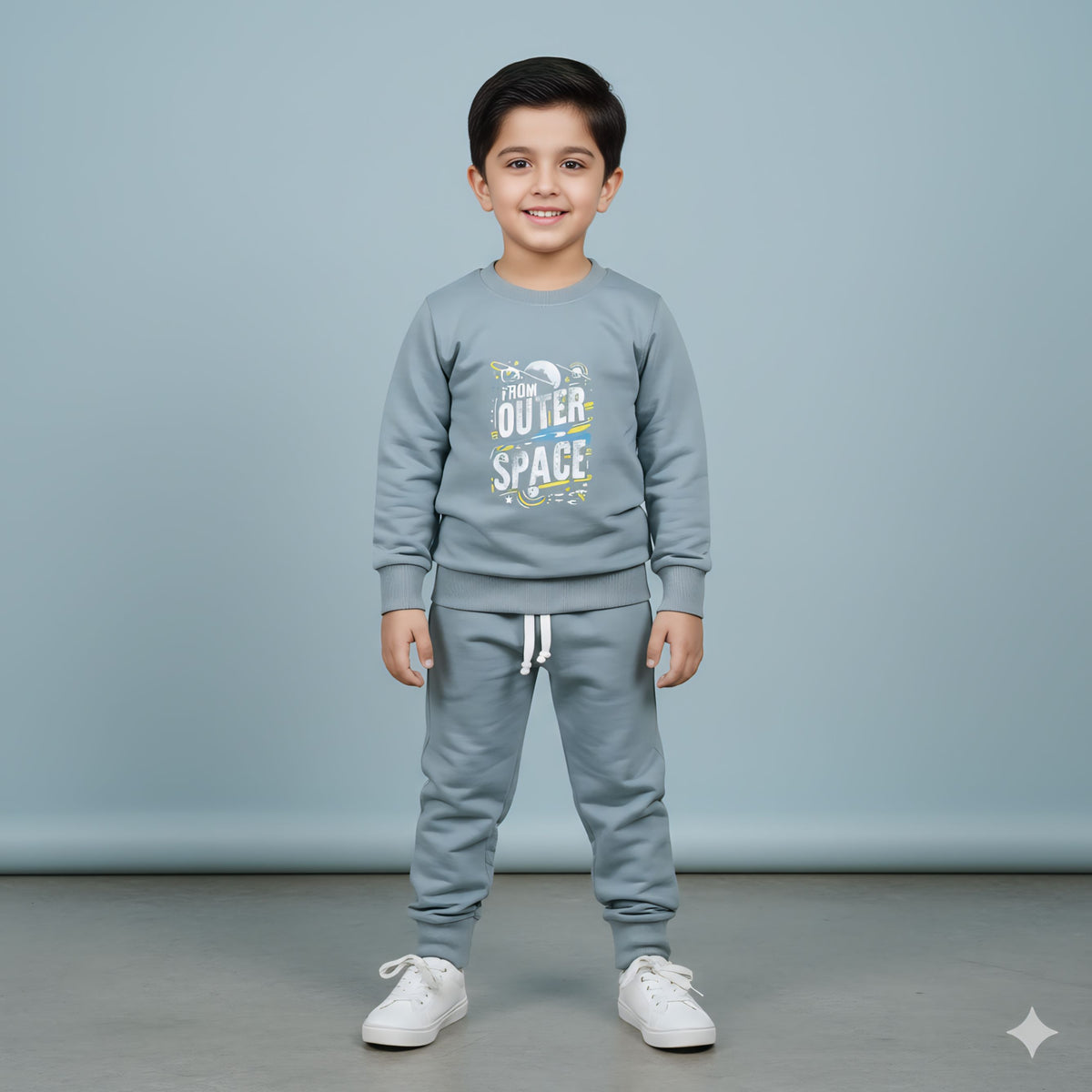 Outer Space-Grey Terry Tracksuits