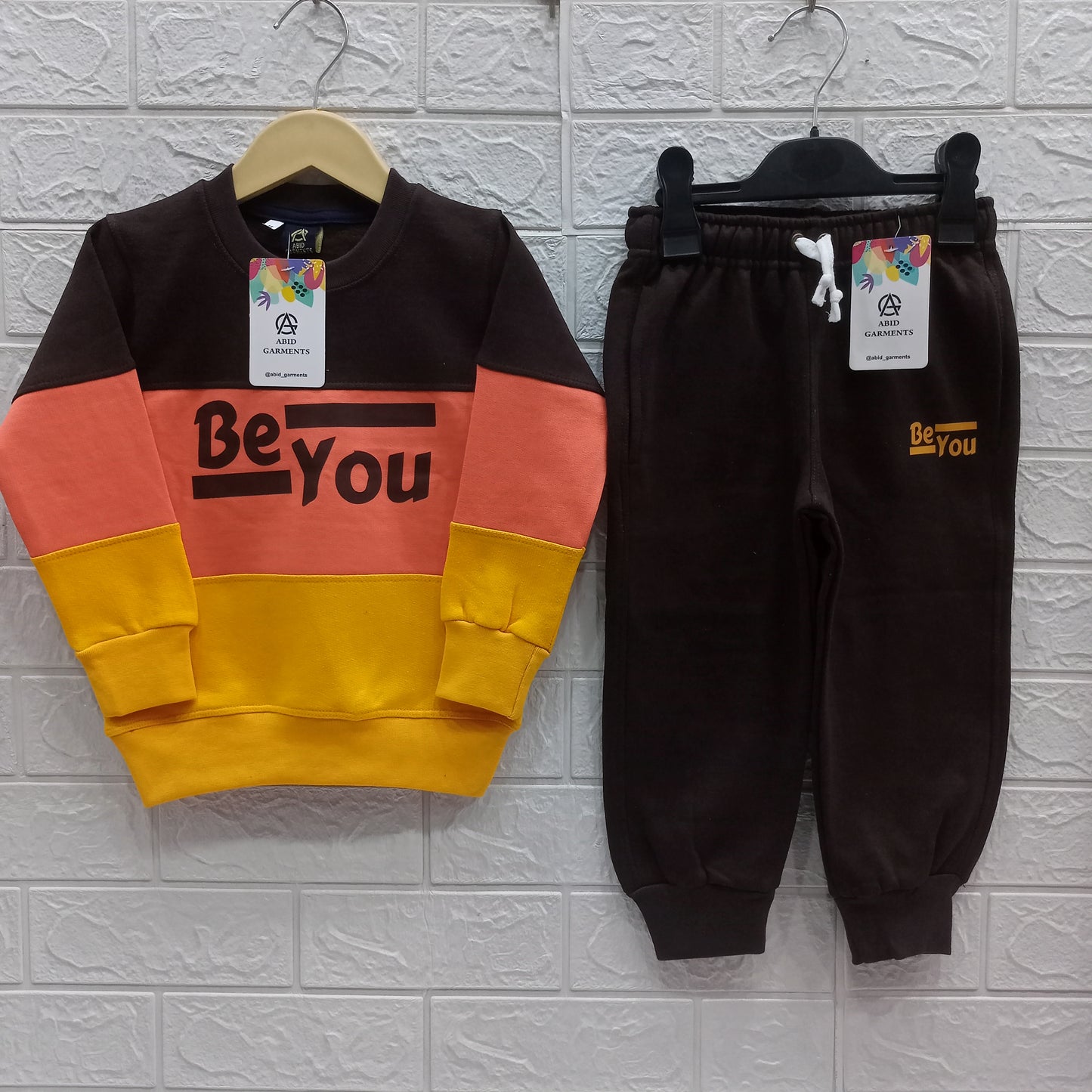 "BE YOU" Fleece Tracksuits