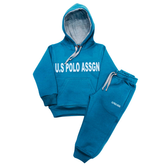 Sea Blue Hoodies Tracksuits