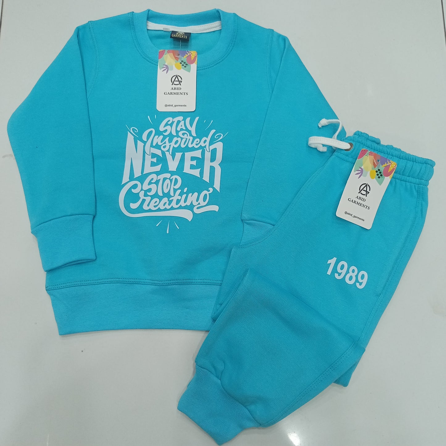 "NEVER STOP..." Fleece Tracksuits