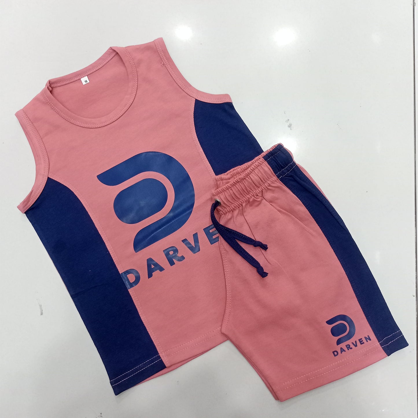 Peach Darven Sleeveless Dress