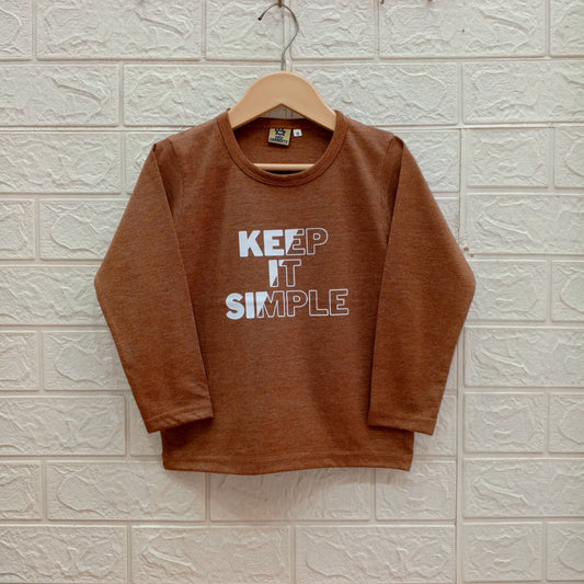 Keep it Simple-Basic Full Sleeves Tees