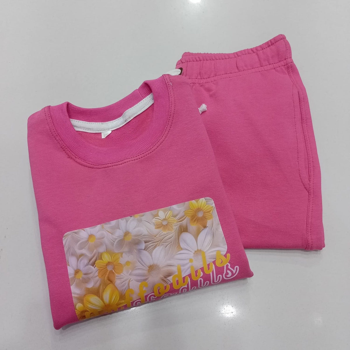 Daffodils-Pink Terry Tracksuits