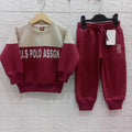 U.S Maroon-Fleece Tracksuits