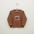 Brown- Flaming Soft Cotton Tees