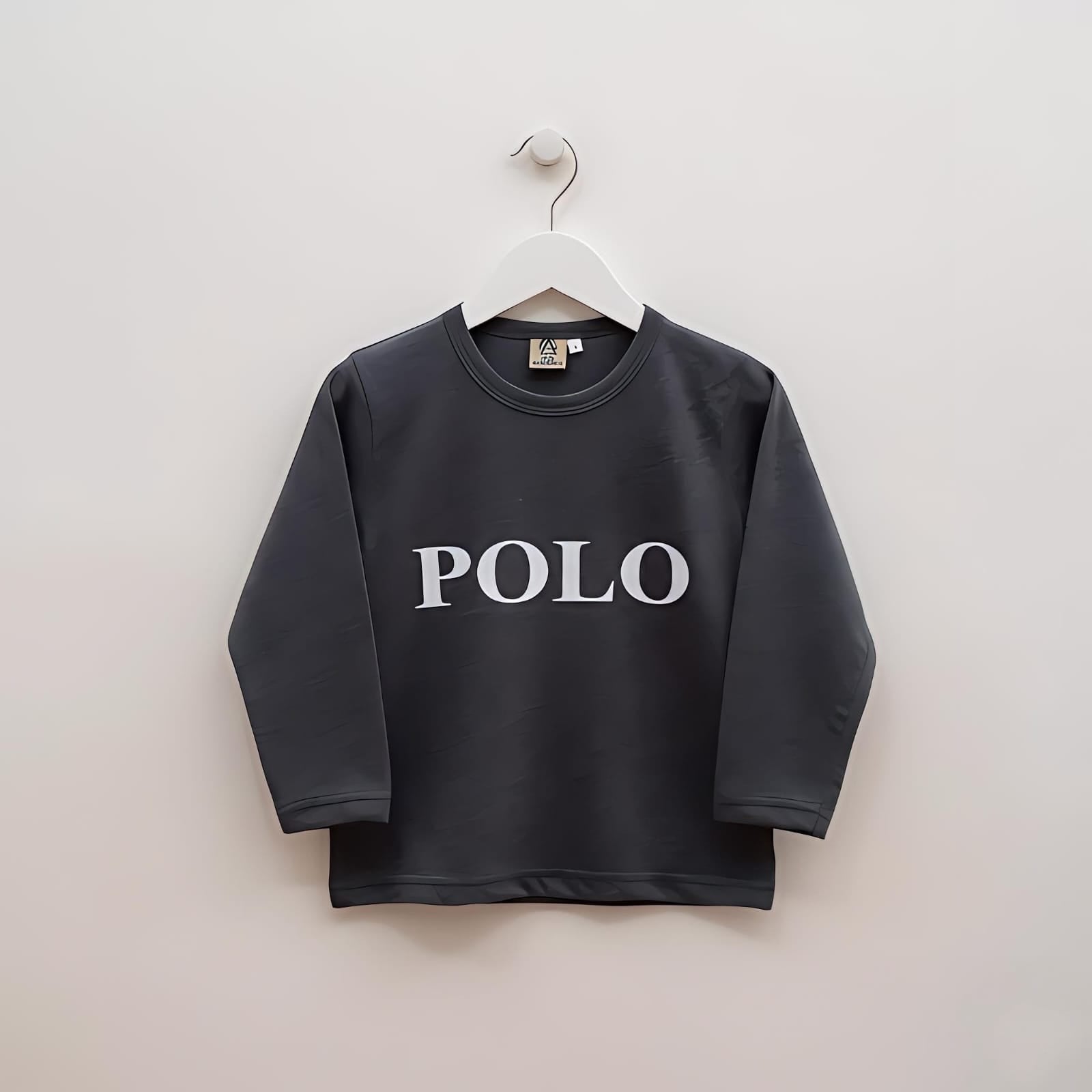 Charcoal-POLO Soft Cotton Tees