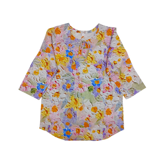 Multi Colored Apple Cut Top