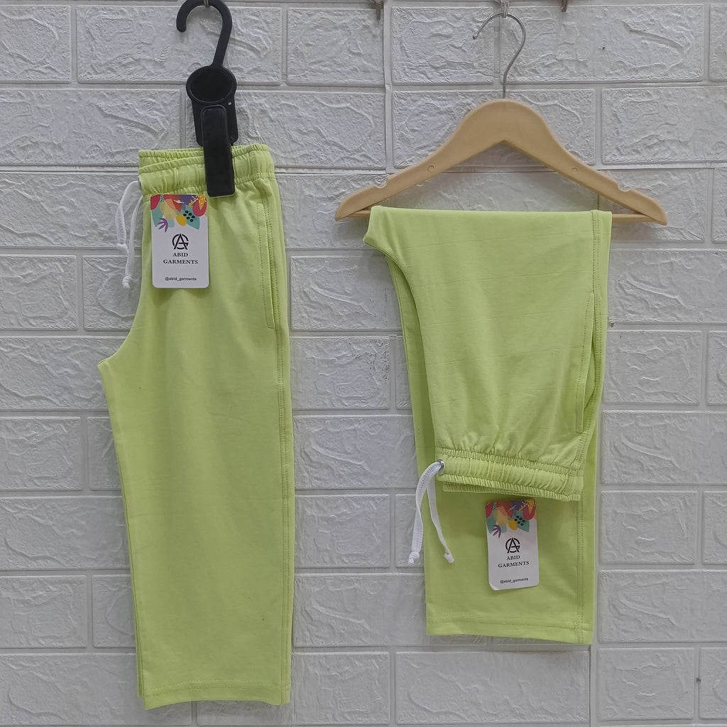 Light Green-Soft Cotton Trousers