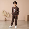 JUST DO IT-Brown Terry Tracksuits