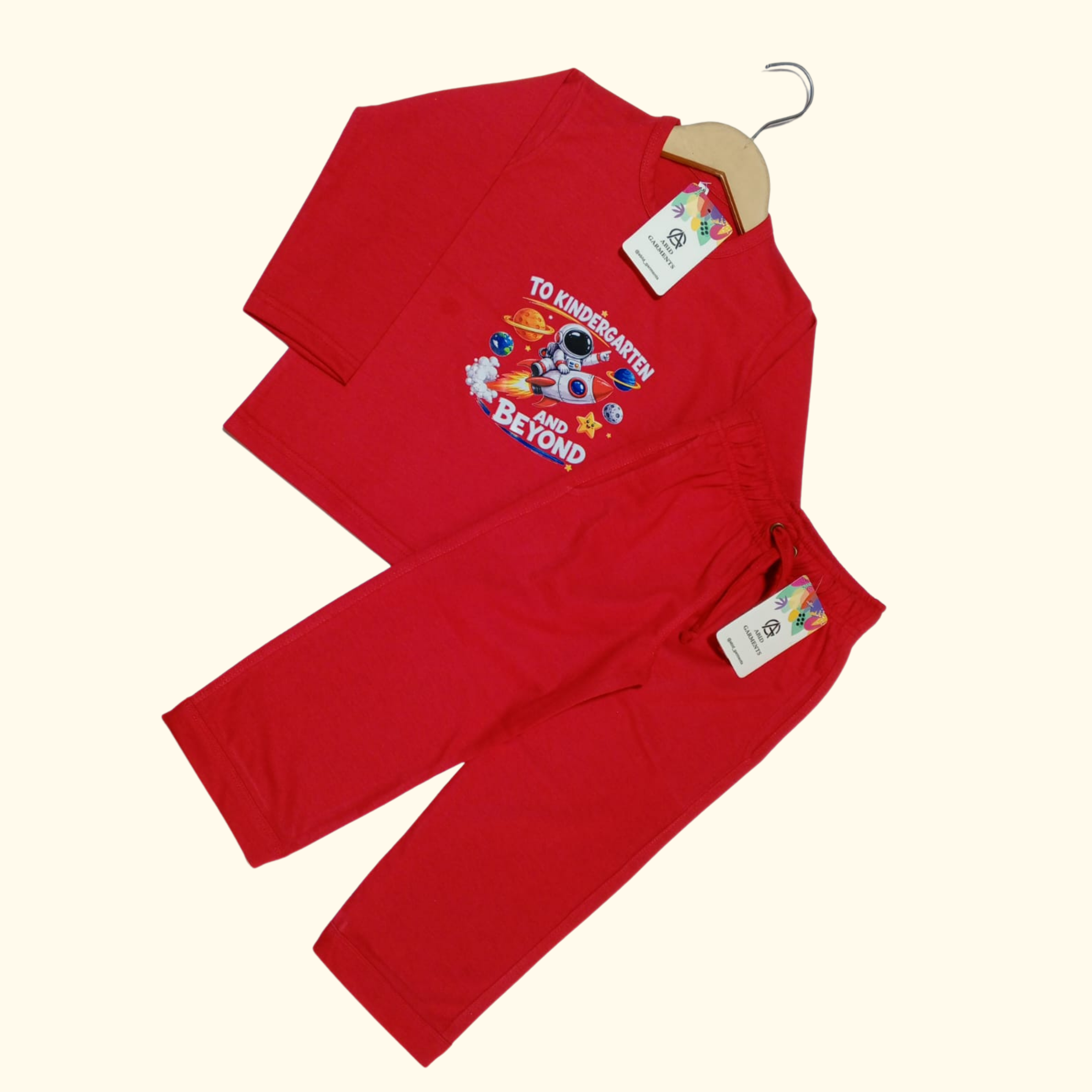 Red Kindergarton- Pj's Sets